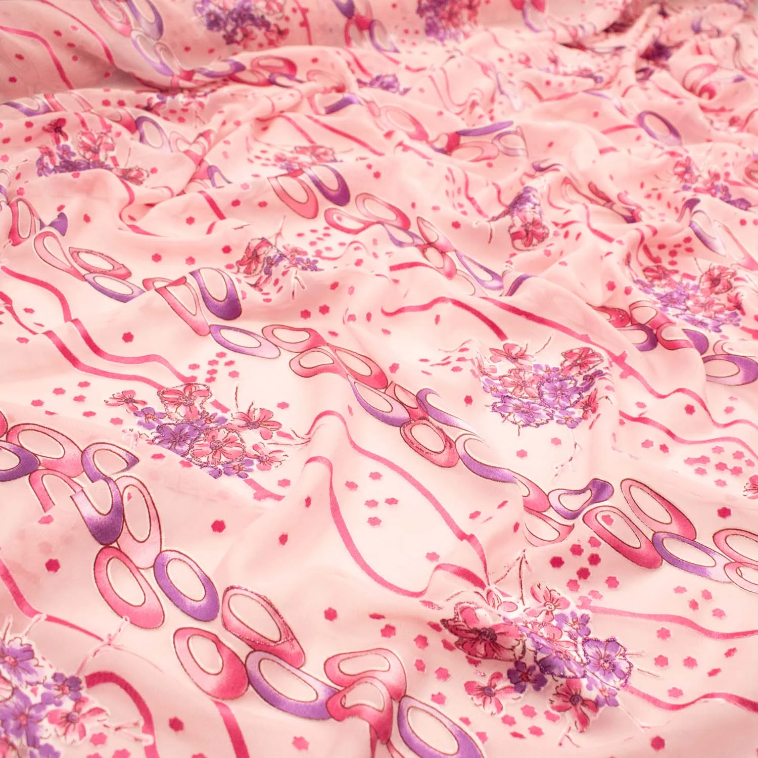 Printed Burnout Chiffon - Image 4