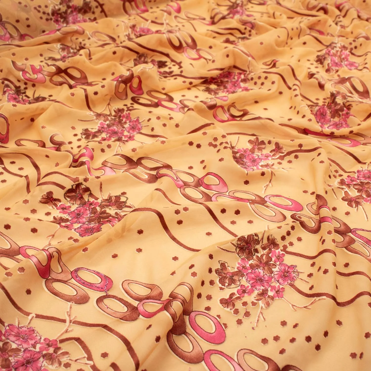 Printed Burnout Chiffon - Image 5