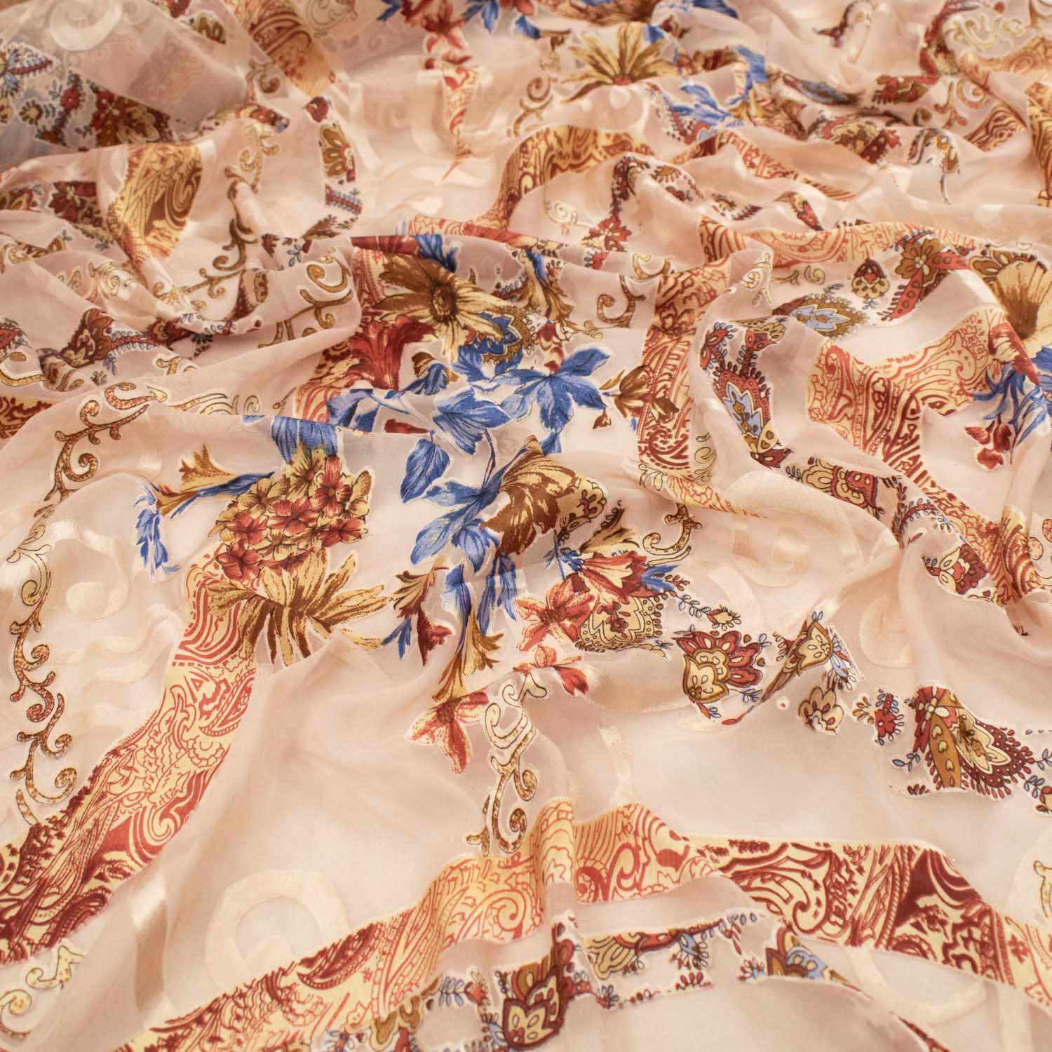 Printed Burnout Chiffon - Image 9