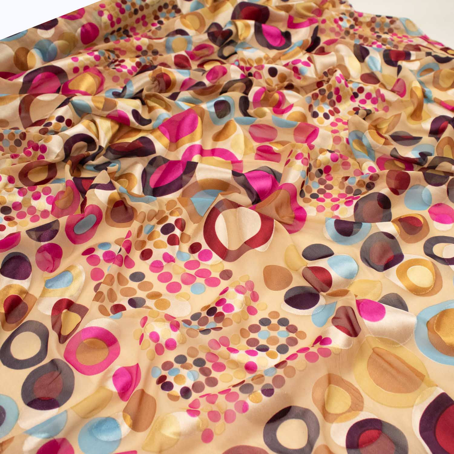 Printed Burnout Silk Chiffon - Image 14