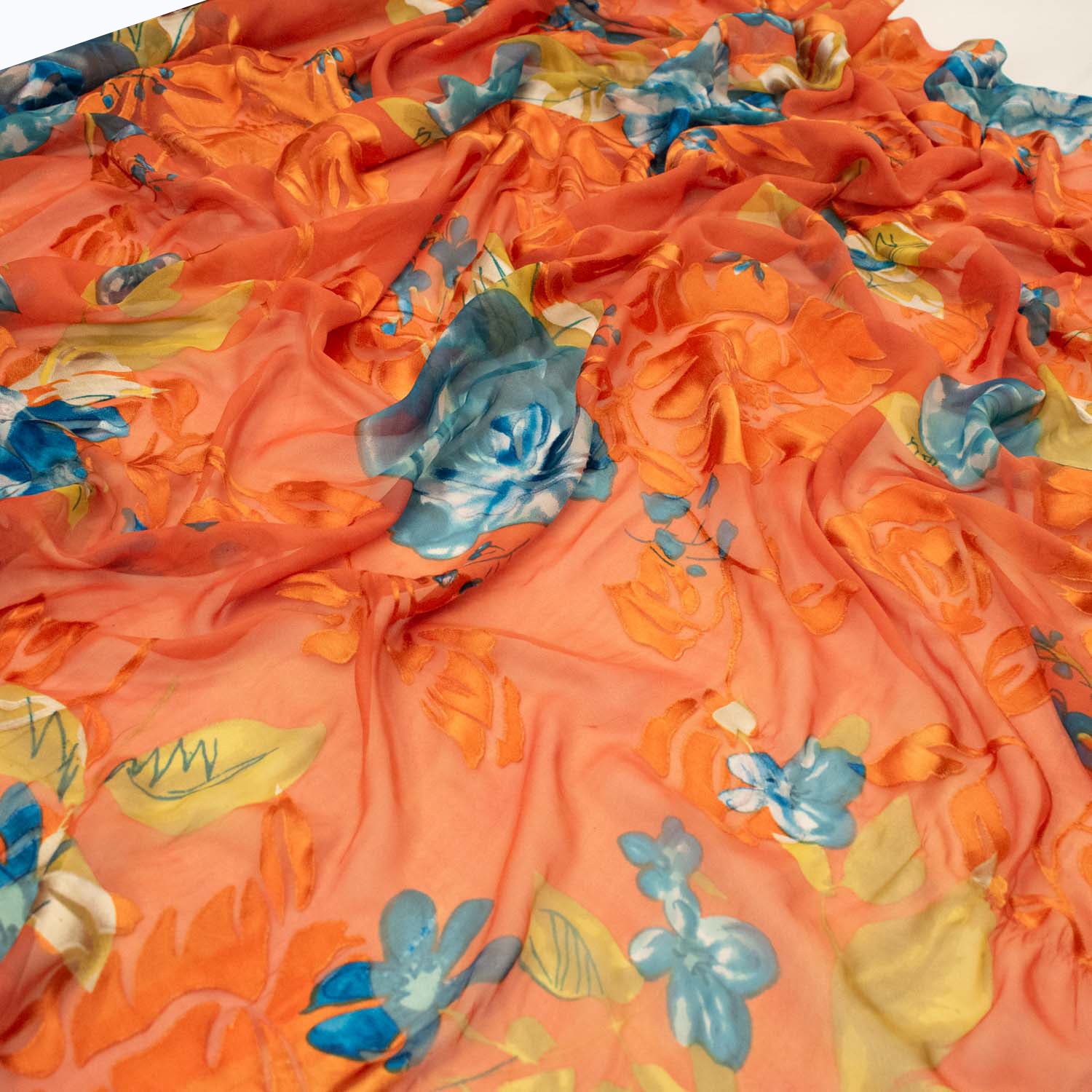Printed Burnout Silk Chiffon - Image 17