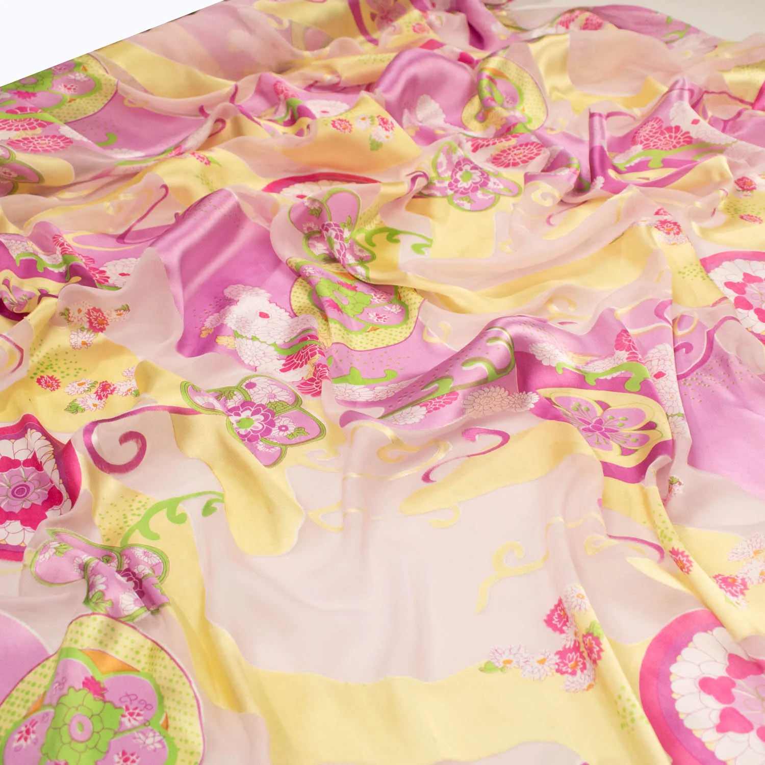 Printed Burnout Silk Chiffon - Image 19