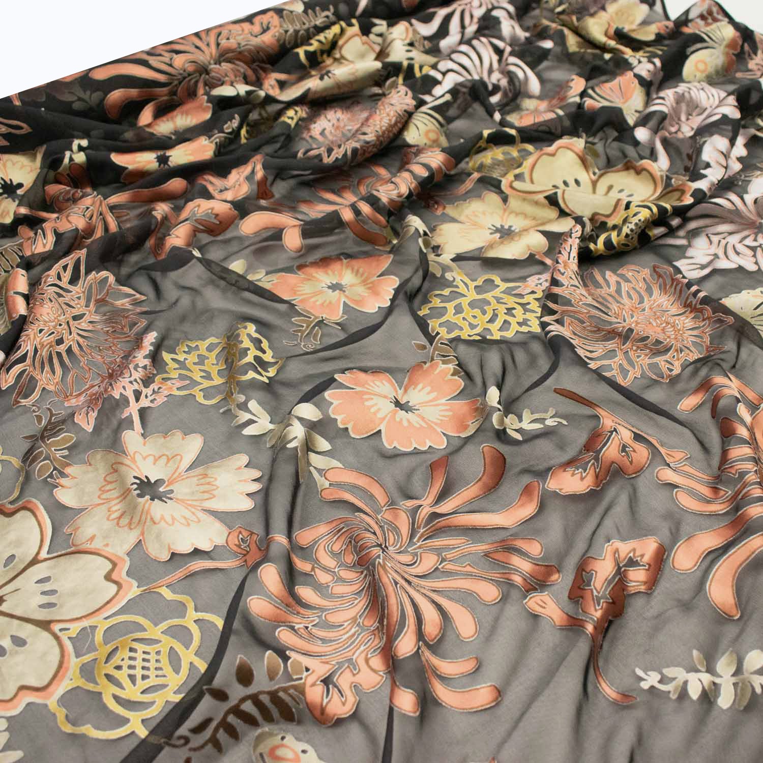 Printed Burnout Silk Chiffon - Image 24