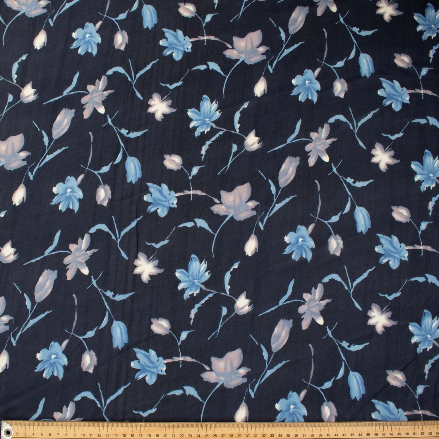Printed Chiffon Design-Floral & Leaves - Image 2