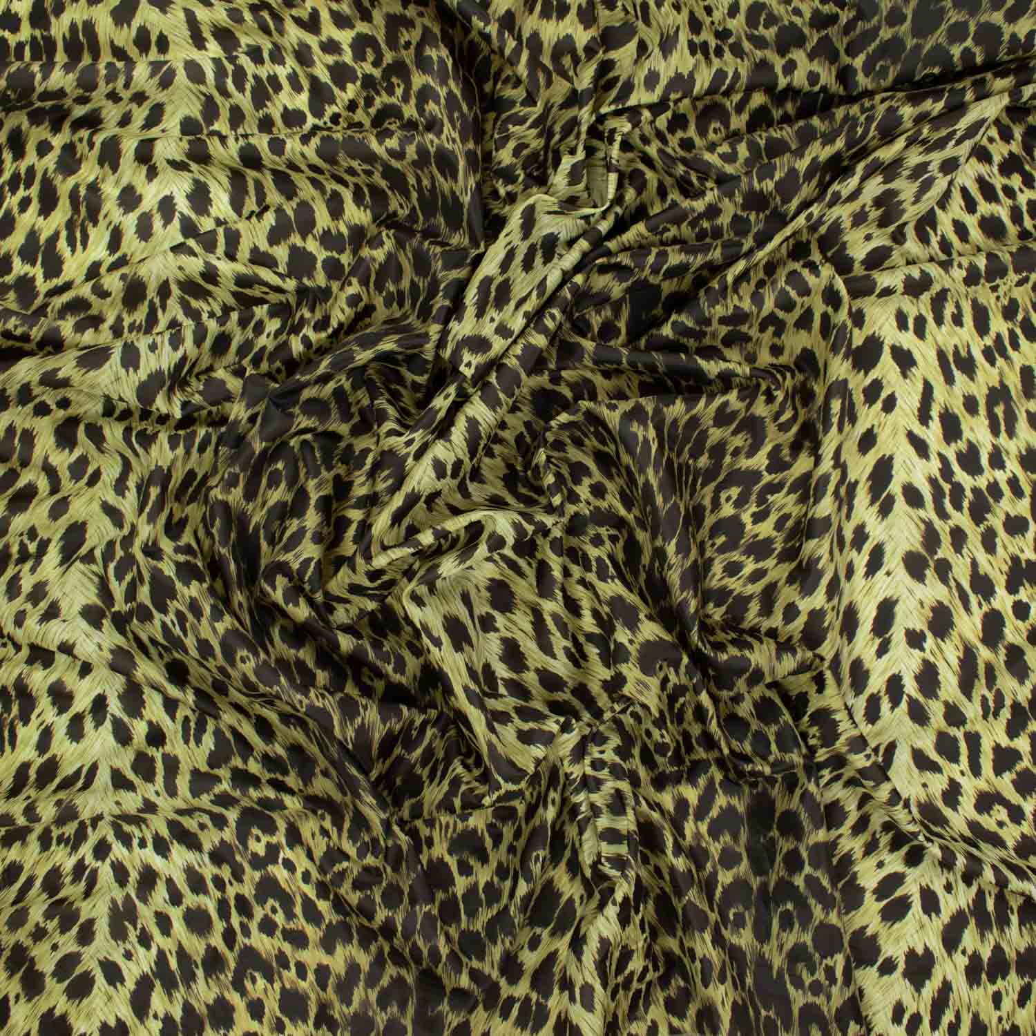 Printed Lining Design-25 Green Black Leopard - Image 2