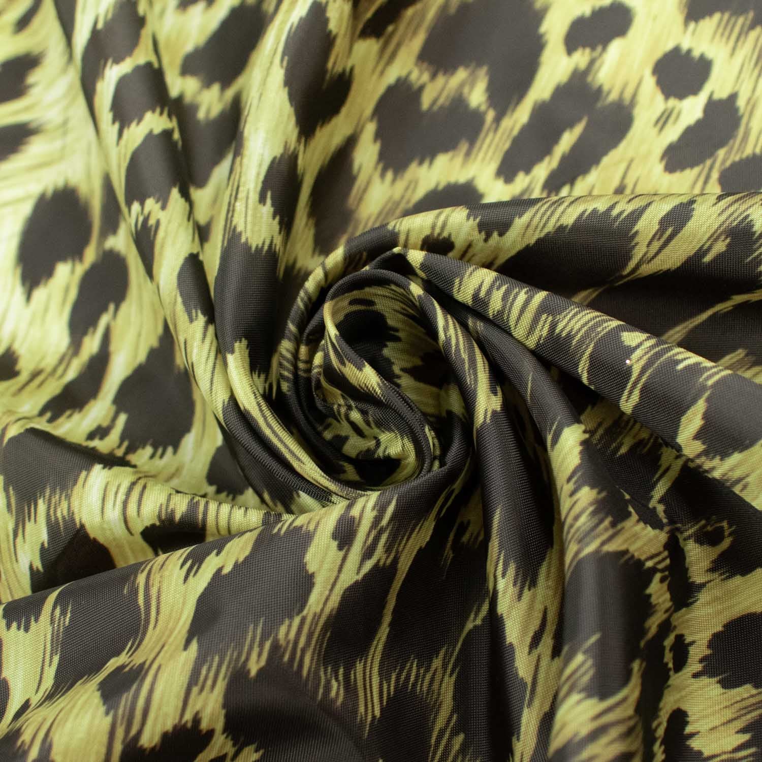 Printed Lining Design-25 Green Black Leopard - Image 3