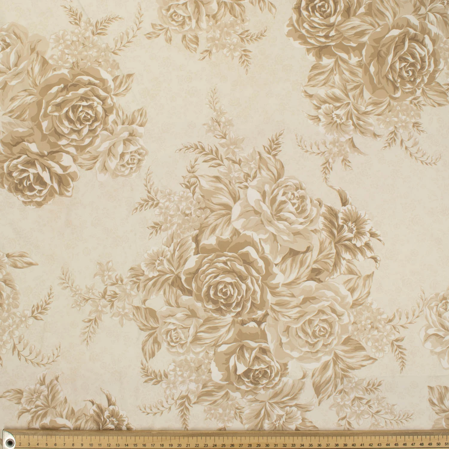 Printed Lining Design-33 Beige Florals - Image 2