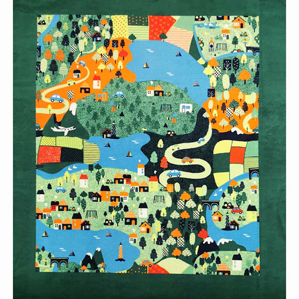 Printed Polar Fleece by Panel - Image 18
