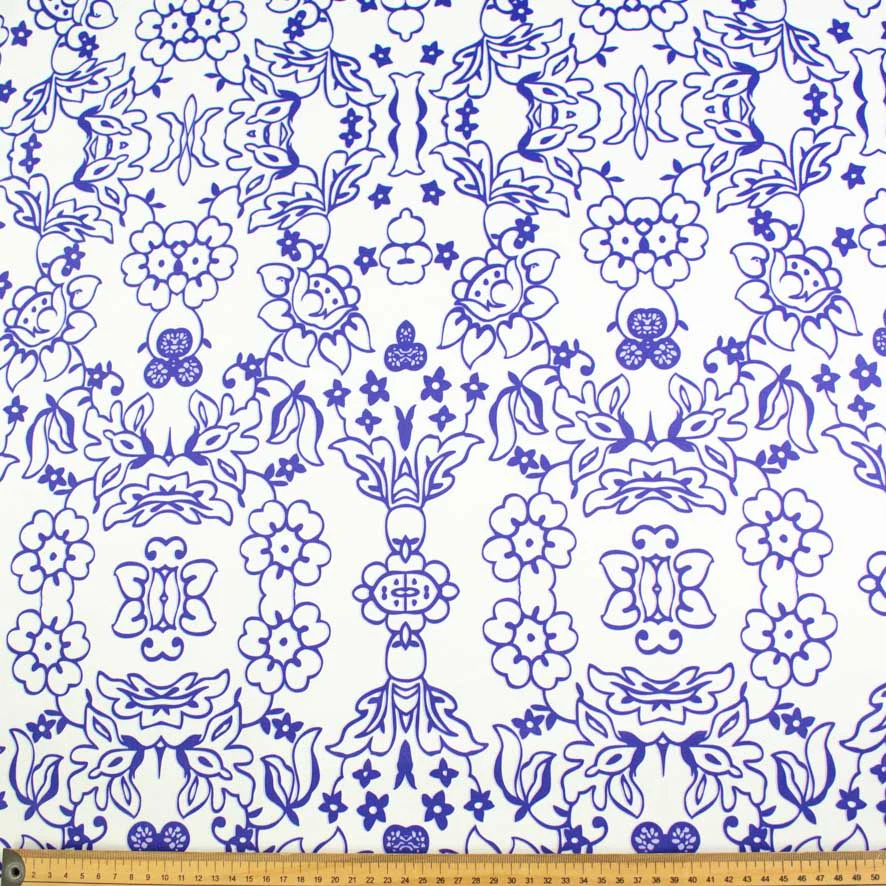 Printed Stretch Cotton Sateen - Image 9