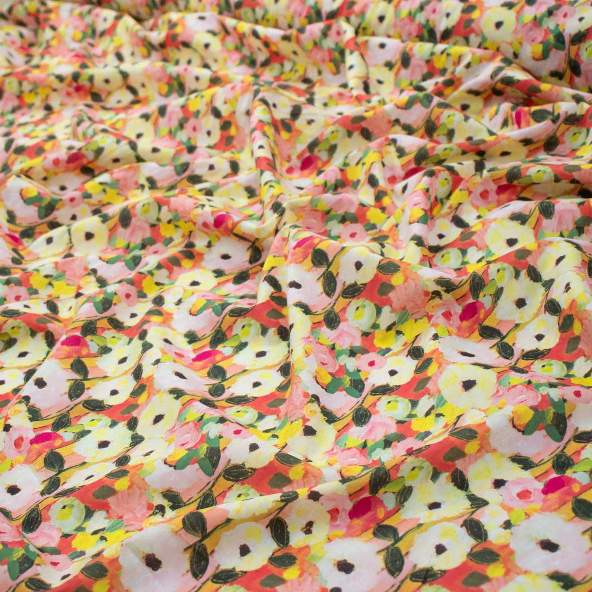 Pure Cotton Lawn Watercolour Prints - Image 11