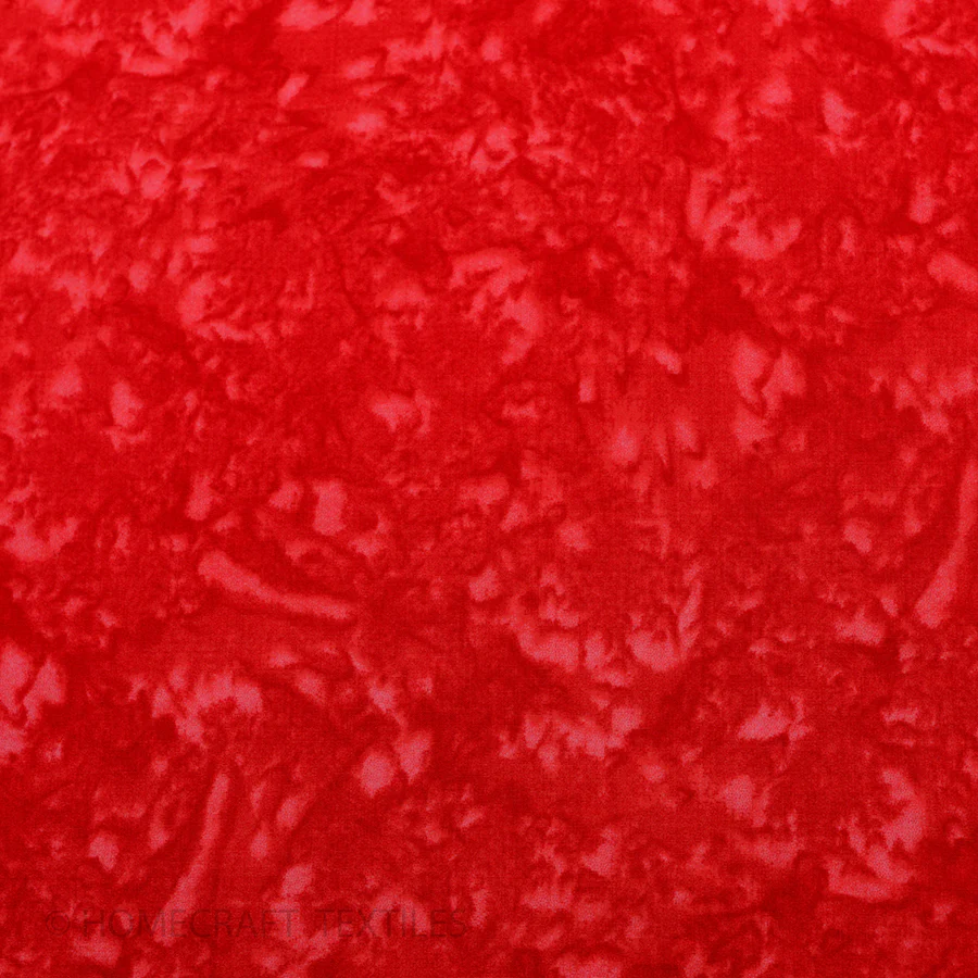 Raspberry Tie Dye Abstract Cotton Print