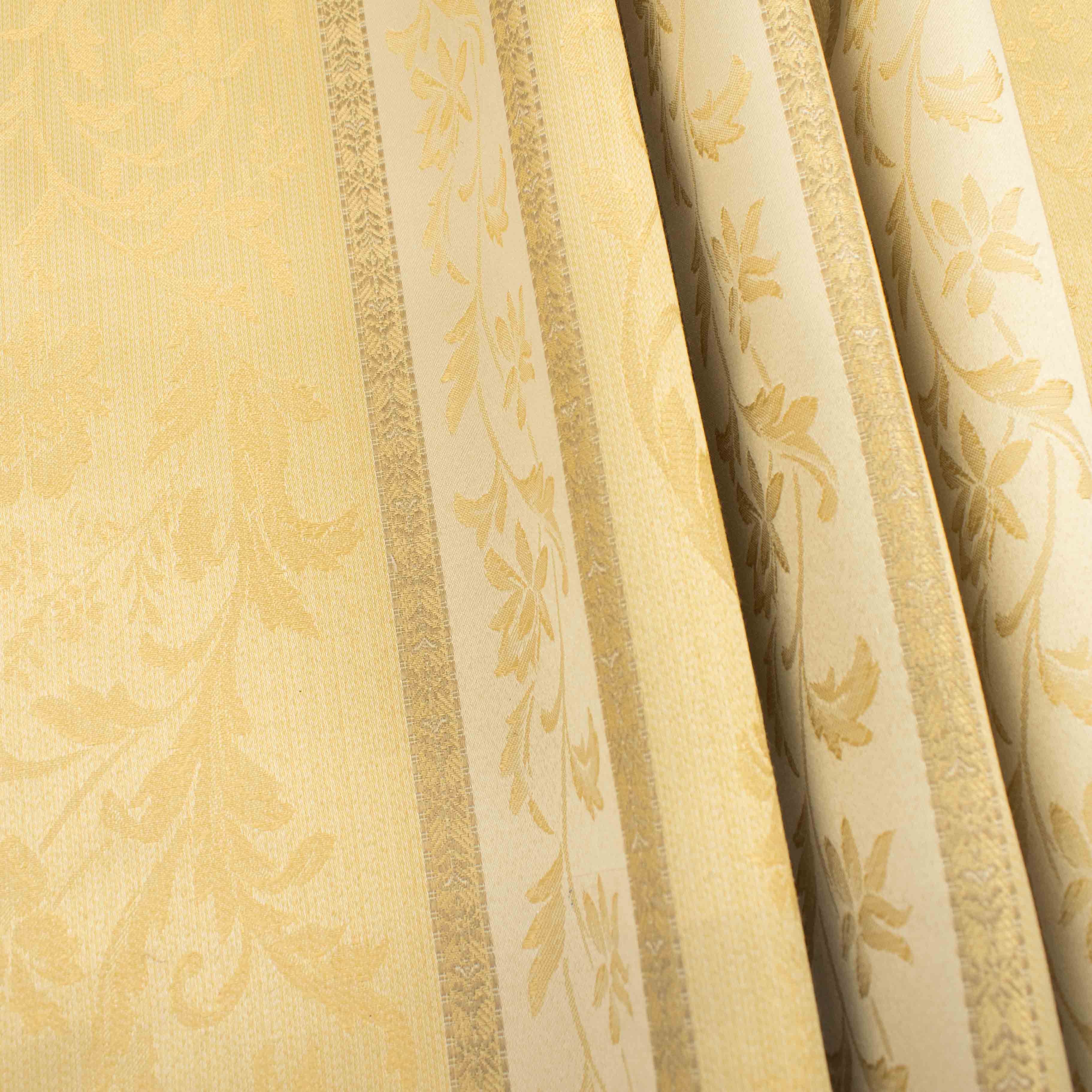 Regency Stripe Blockout Coated Oatmeal - Image 8
