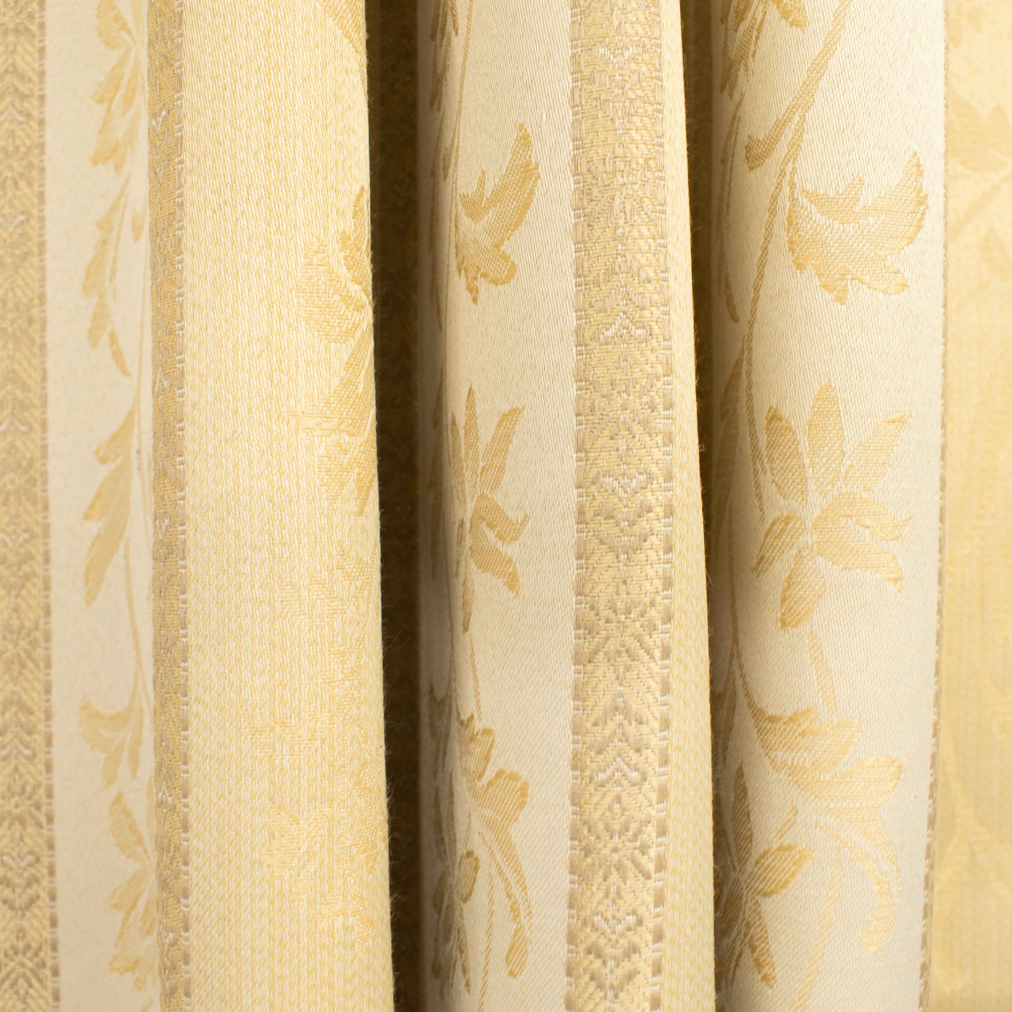 Regency Stripe Blockout Coated Oatmeal - Image 9