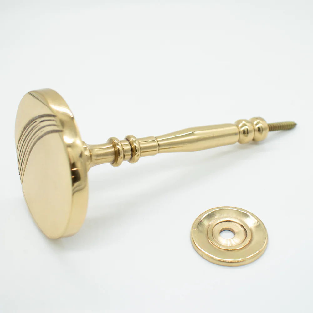 Rosette Brass Metal Curtain Hold Back/Tie Back - Image 11