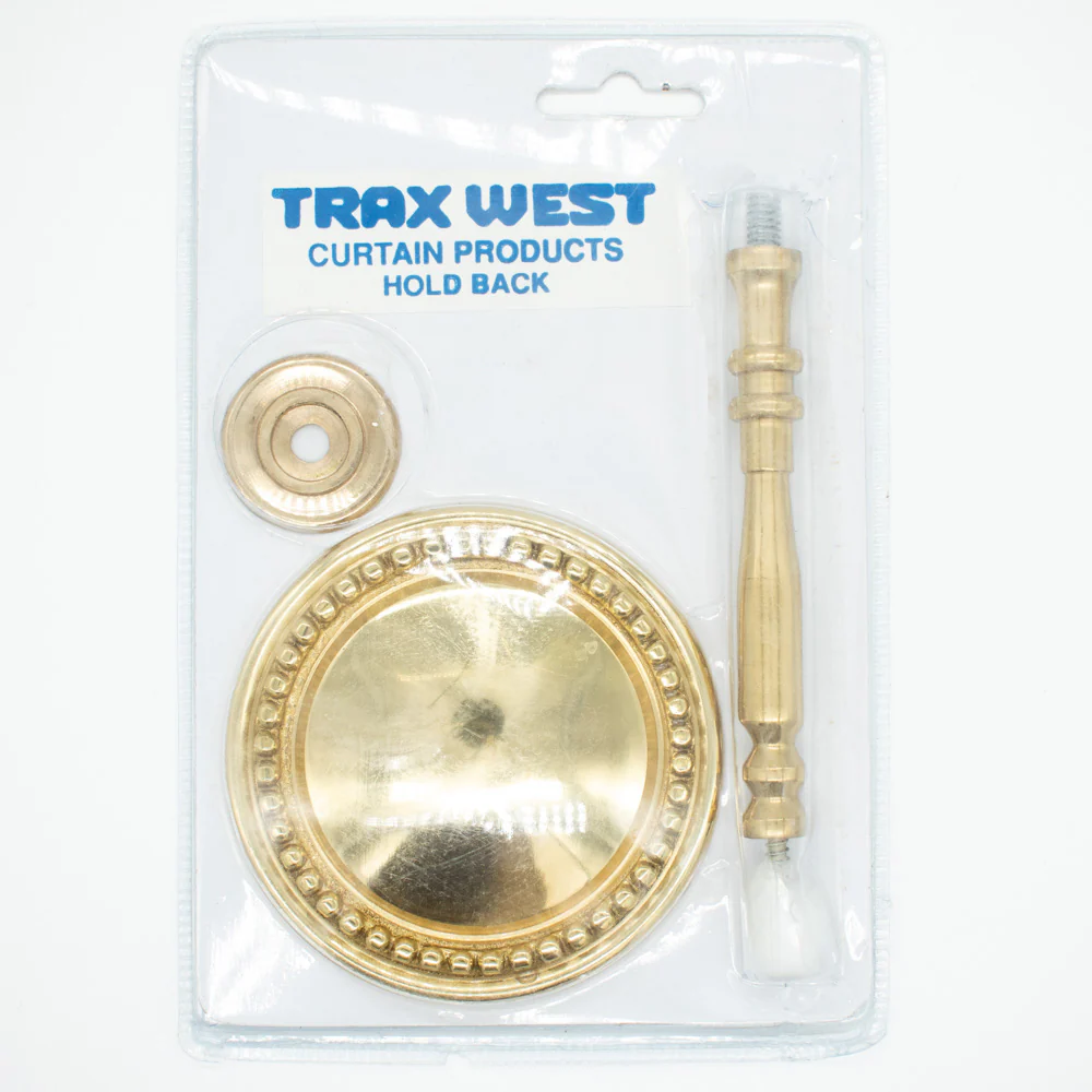 Rosette Brass Metal Curtain Hold Back/Tie Back - Image 5