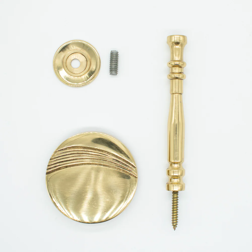 Rosette Brass Metal Curtain Hold Back/Tie Back - Image 6