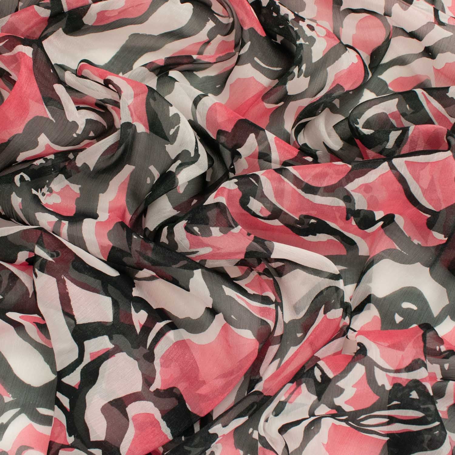 Samantha Shimmer Printed Chiffon Voile - Image 14