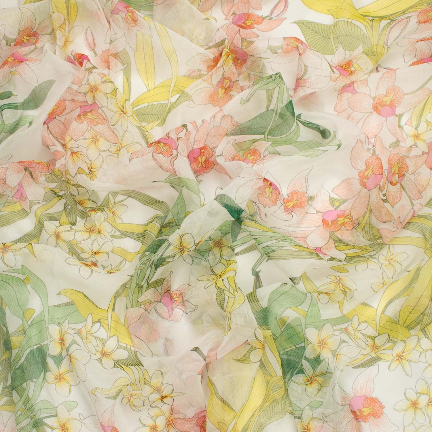 Samantha Shimmer Printed Chiffon Voile - Image 16