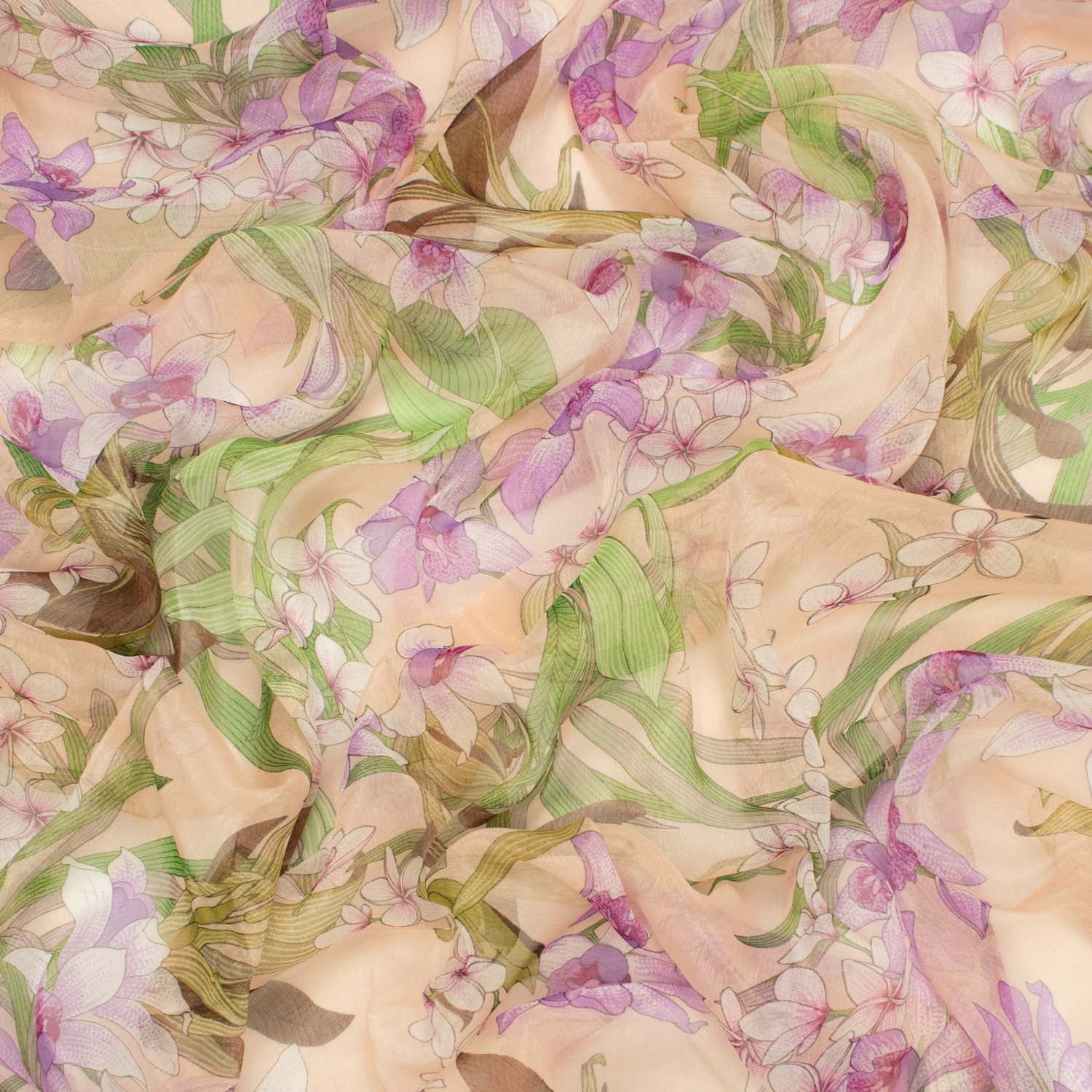 Samantha Shimmer Printed Chiffon Voile - Image 17