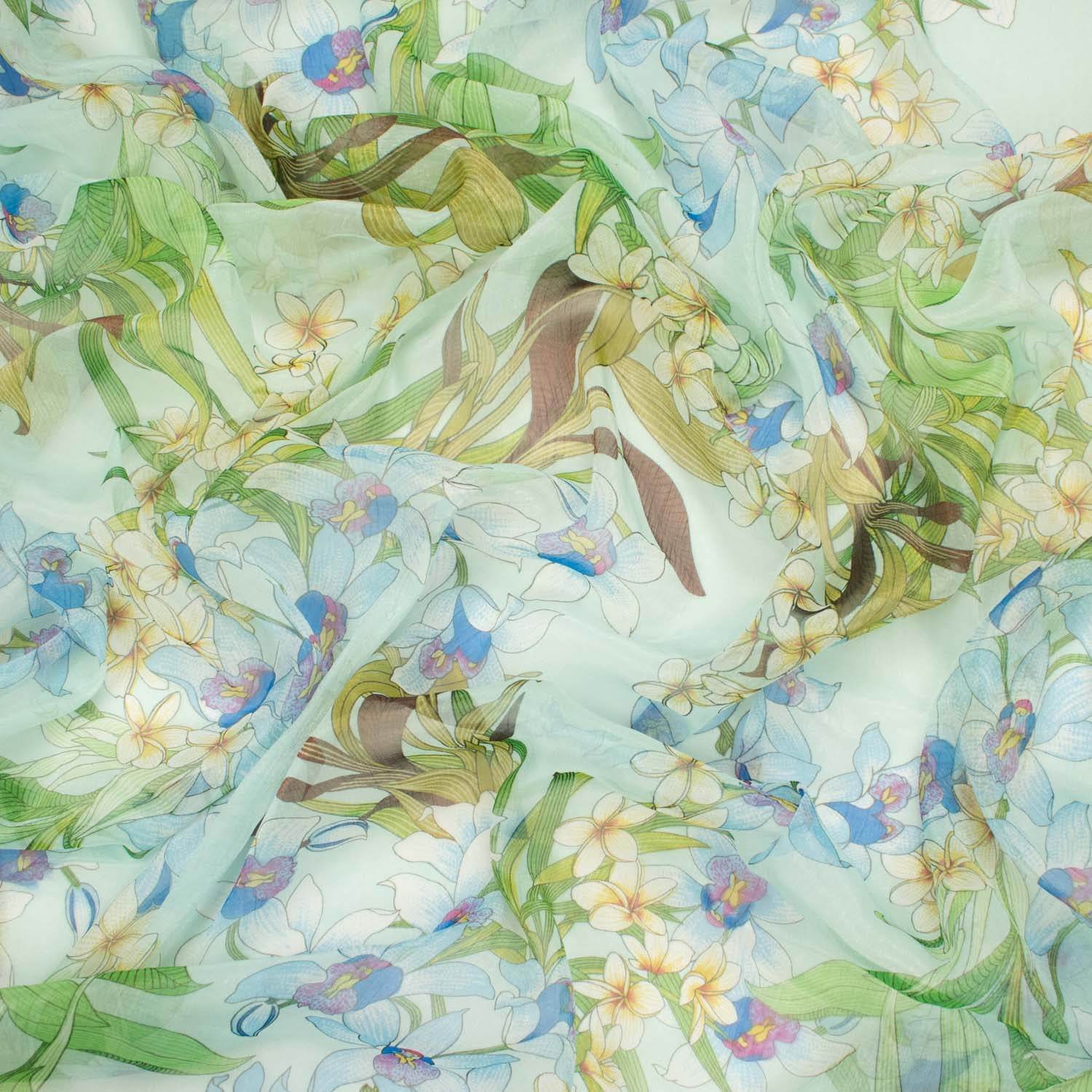 Samantha Shimmer Printed Chiffon Voile - Image 18