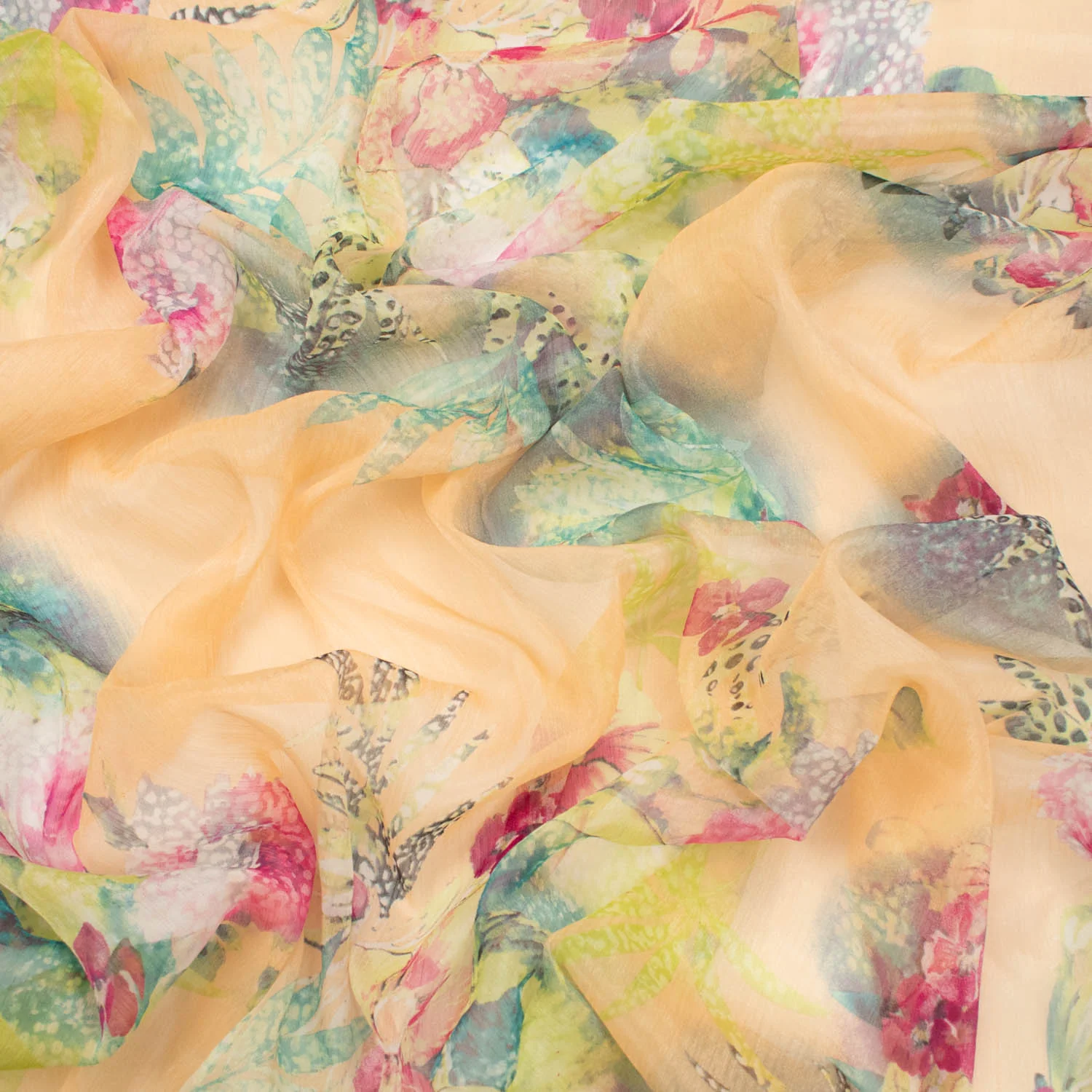 Samantha Shimmer Printed Chiffon Voile - Image 19