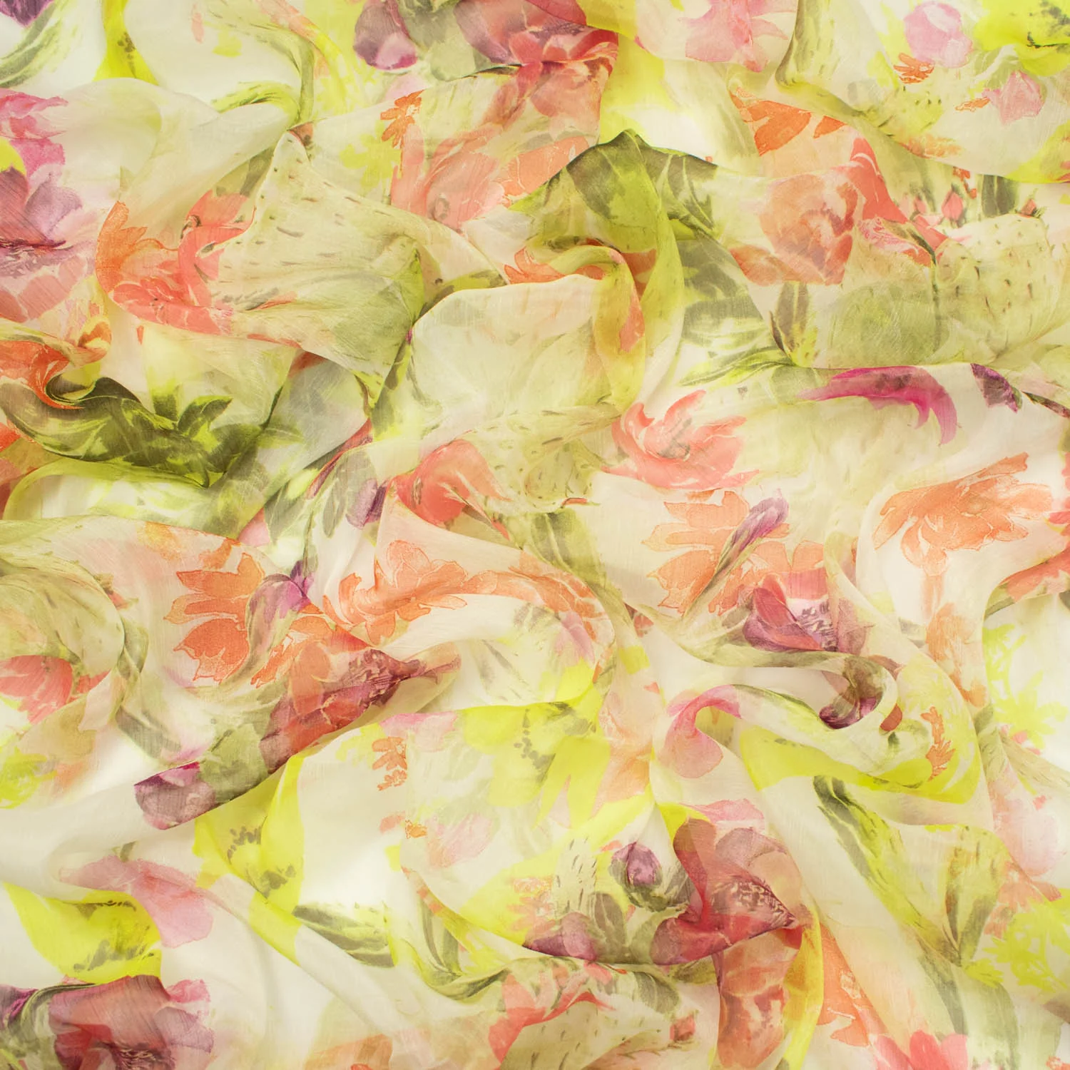 Samantha Shimmer Printed Chiffon Voile - Image 21