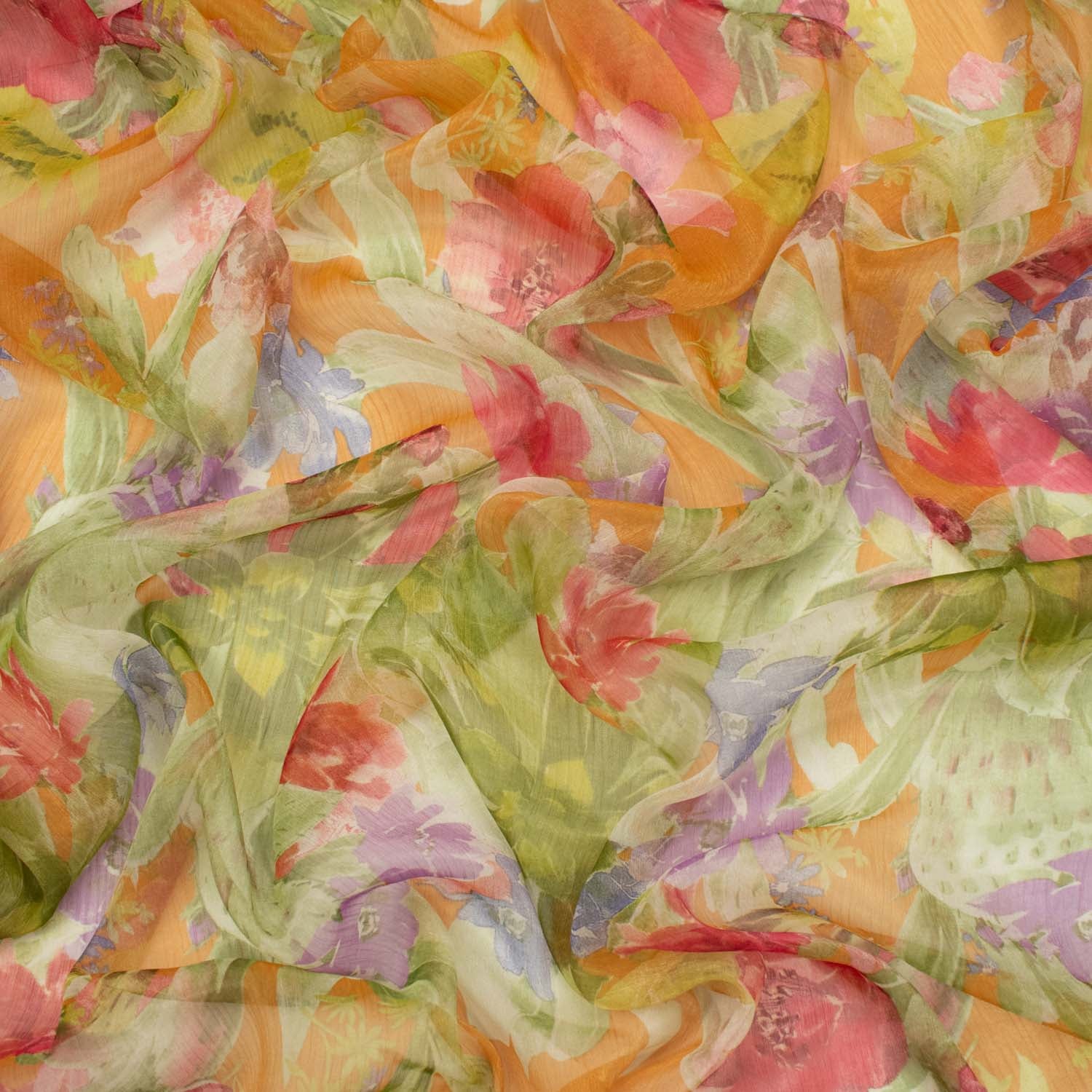 Samantha Shimmer Printed Chiffon Voile - Image 22