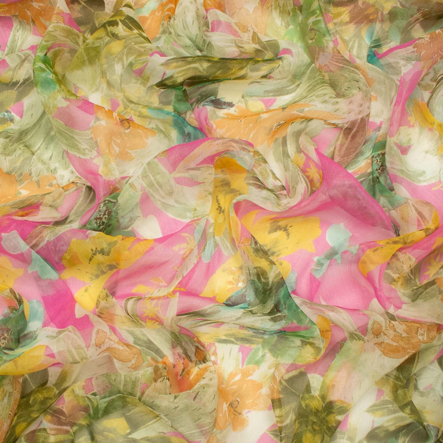 Samantha Shimmer Printed Chiffon Voile - Image 23