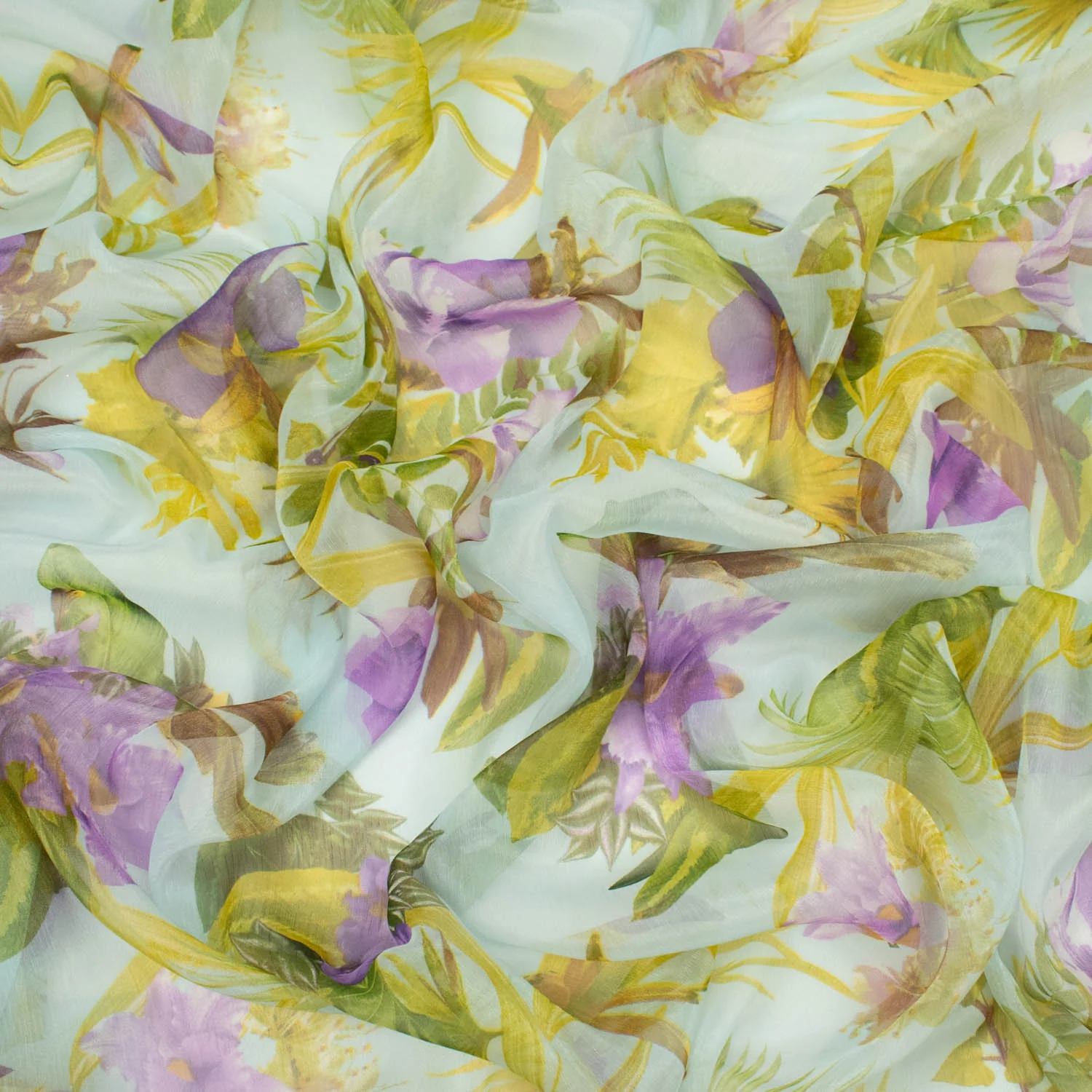 Samantha Shimmer Printed Chiffon Voile - Image 26
