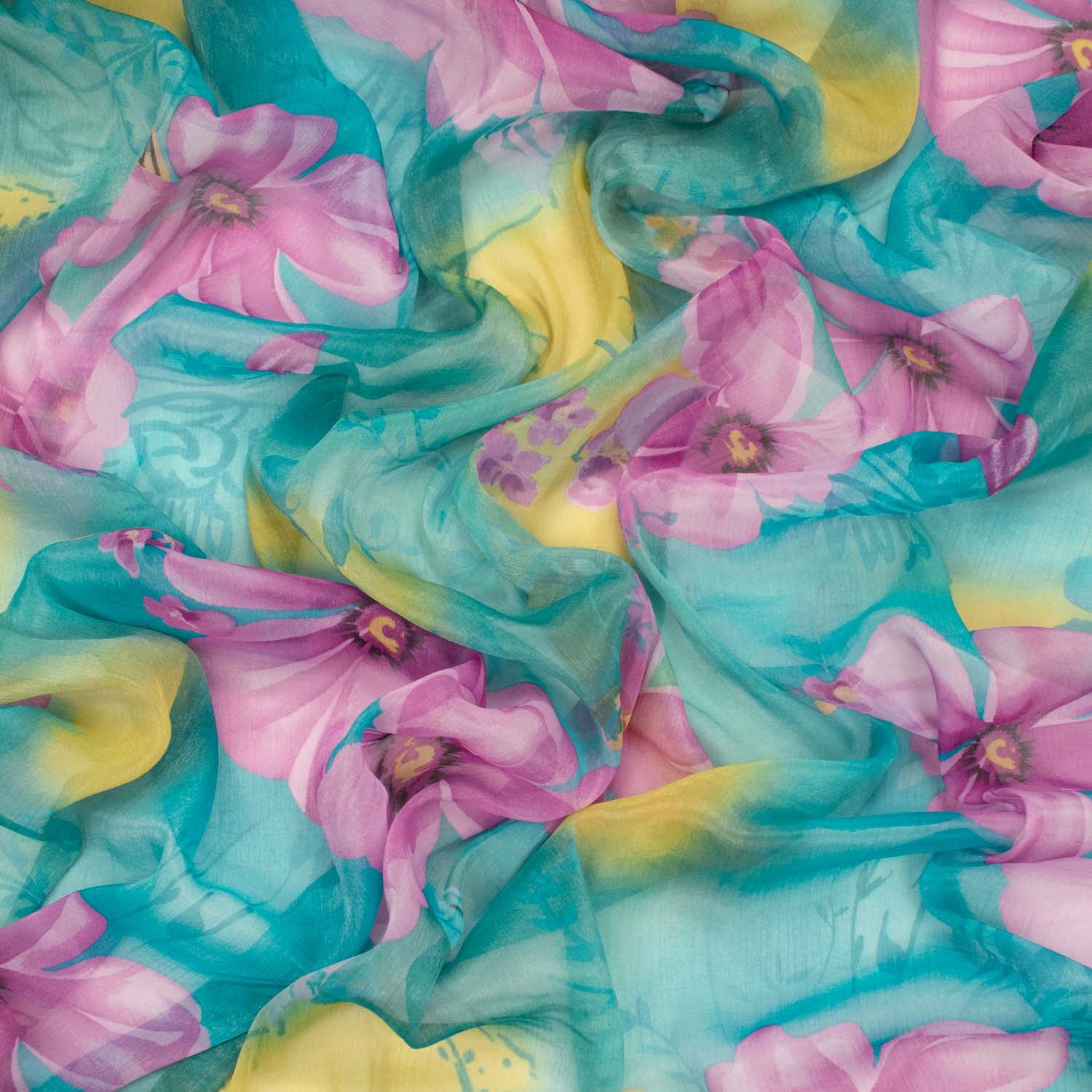 Samantha Shimmer Printed Chiffon Voile - Image 31
