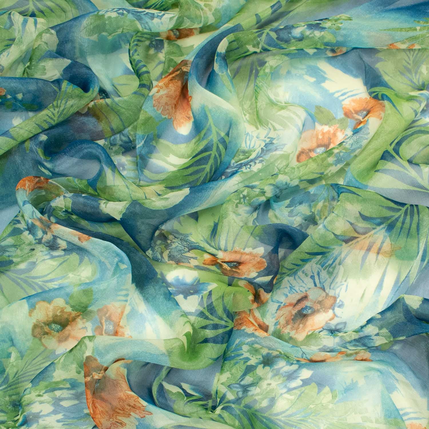 Samantha Shimmer Printed Chiffon Voile - Image 34