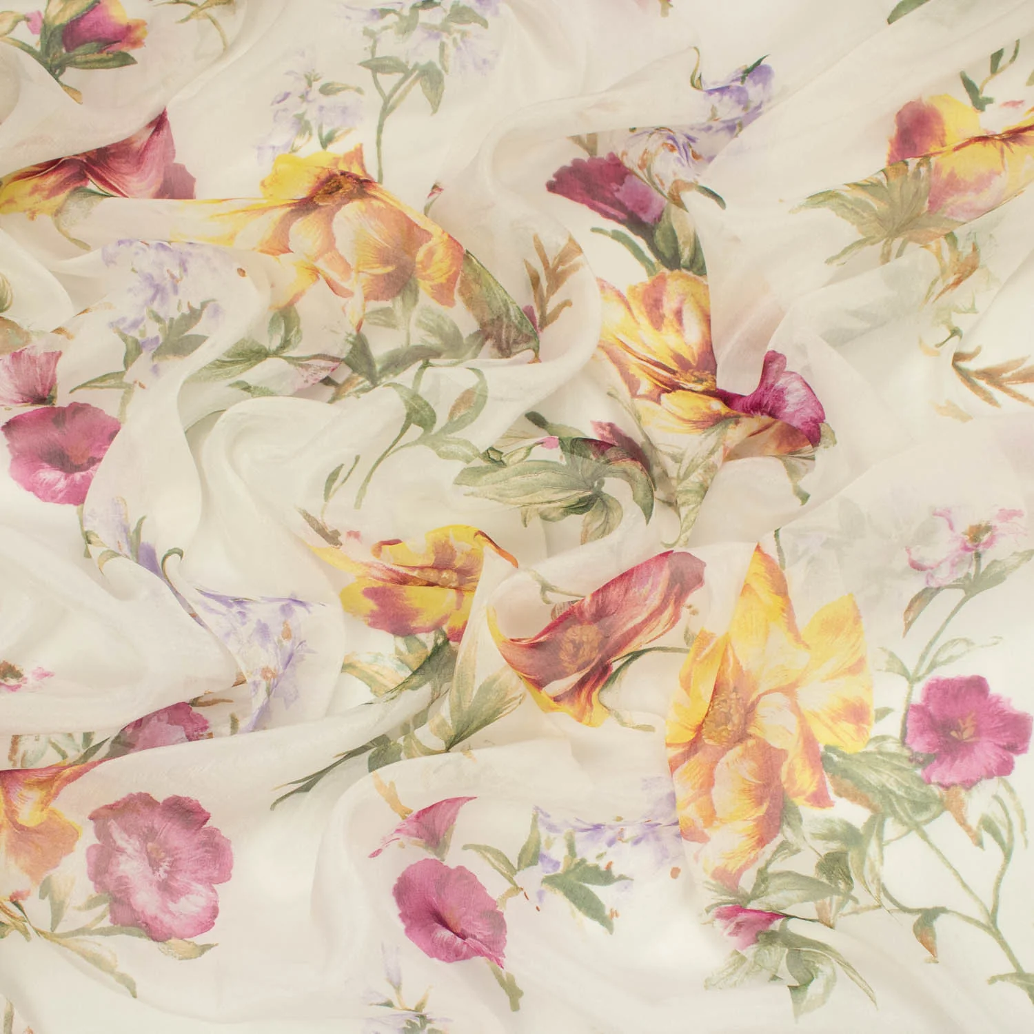 Samantha Shimmer Printed Chiffon Voile - Image 36