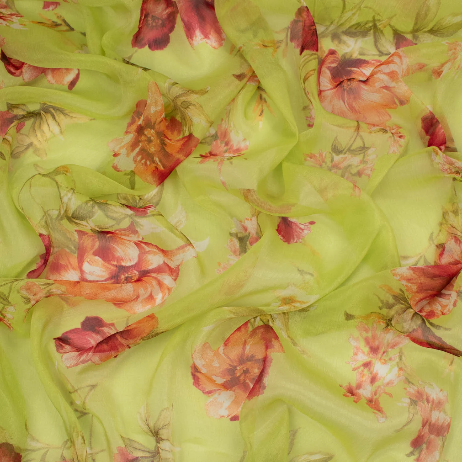 Samantha Shimmer Printed Chiffon Voile - Image 38