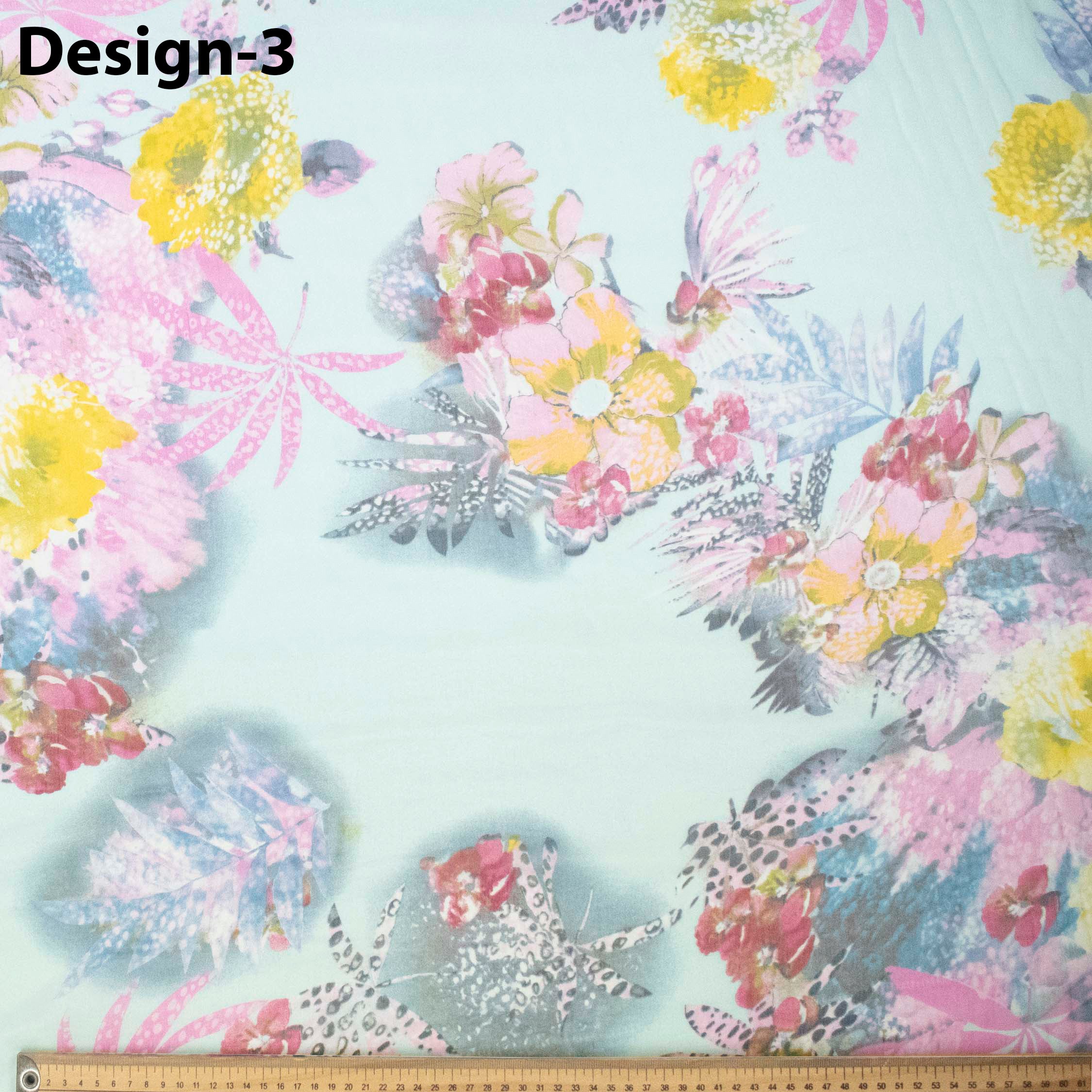 Samantha Shimmer Printed Chiffon Voile - Image 5
