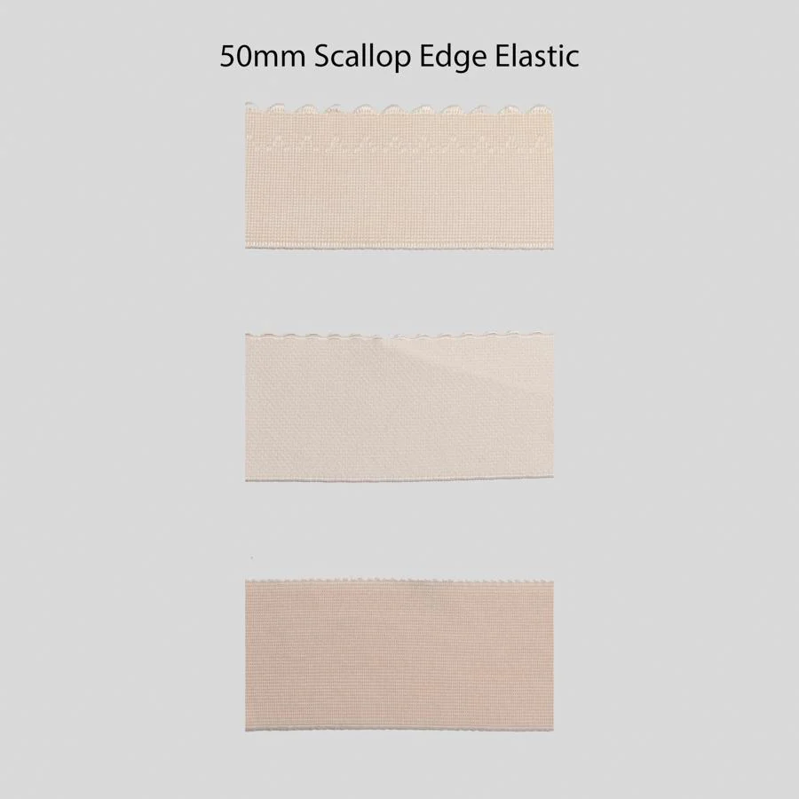 Scallop Edge Elastic 50mm - Image 4