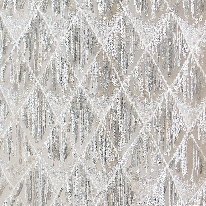 Sequin Fringing Lace - Image 5