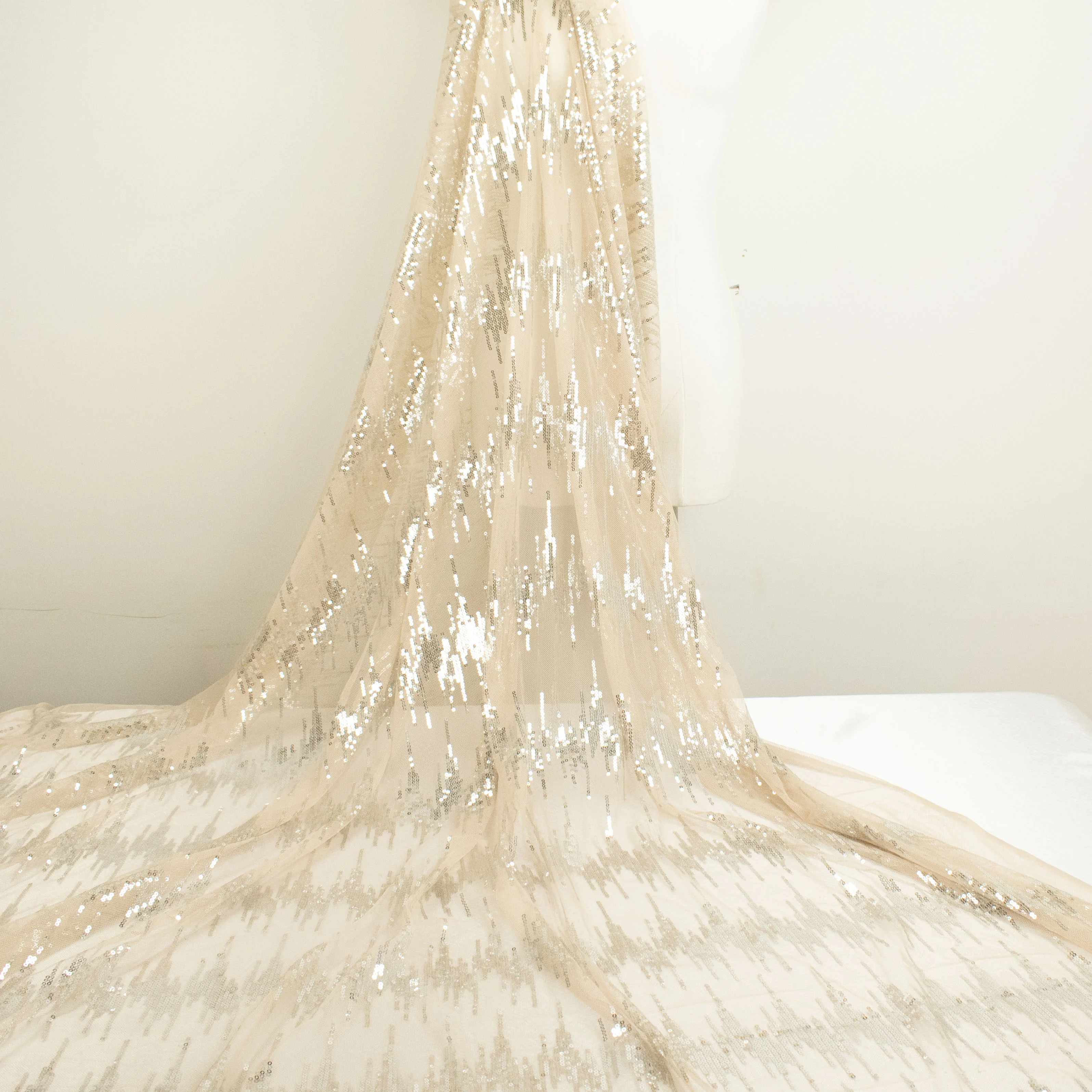 Sequin Mesh Lace Design-21 - Image 5