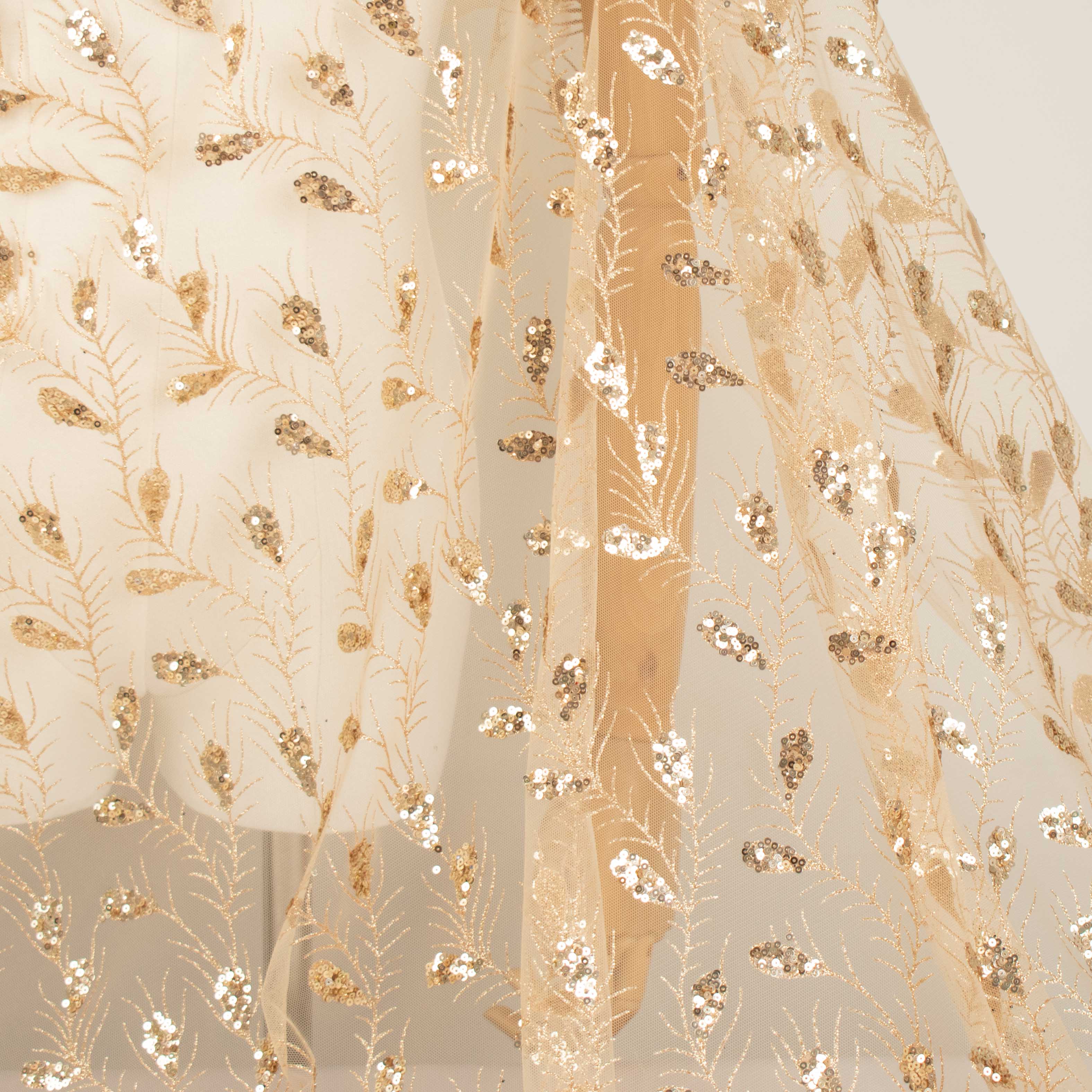 Metallic Glitter Sequin Mesh Lace - Image 6