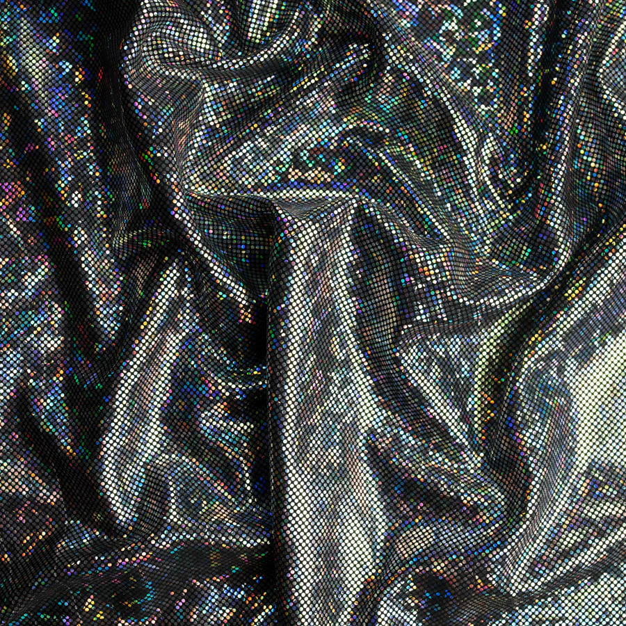 Shattered Glass Holographic Nylon Lycra - Image 16