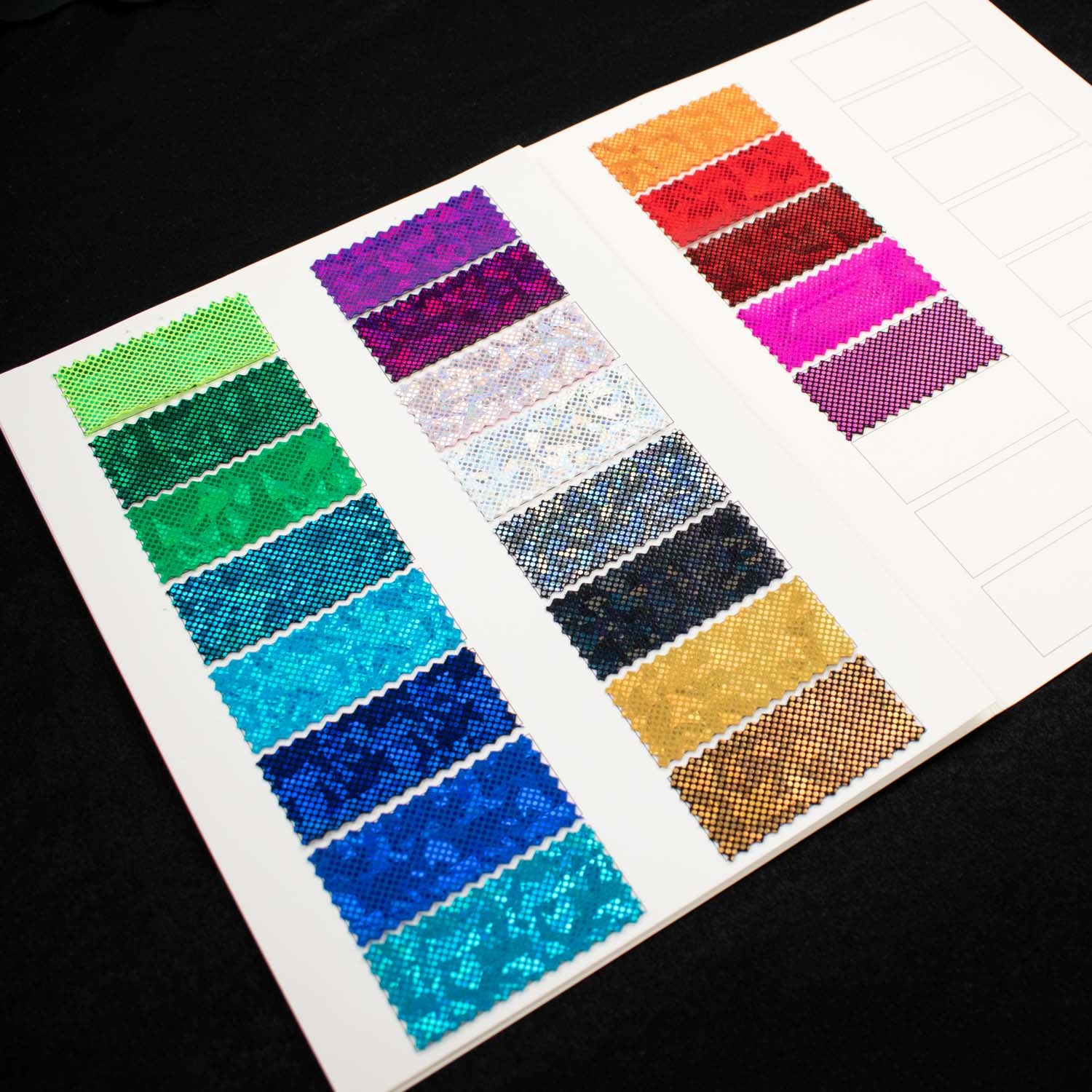 Shattered Glass Holographic Nylon Lycra - Image 25