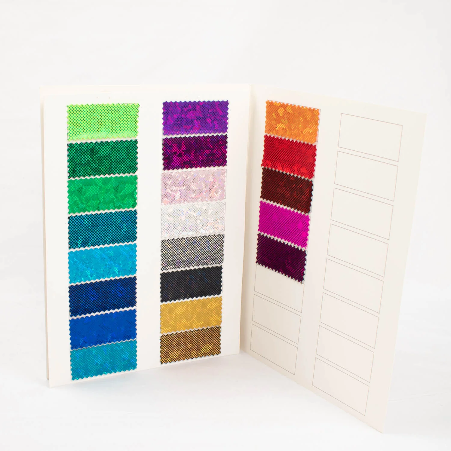Shattered Glass Holographic Nylon Lycra Sample Book - Image 3