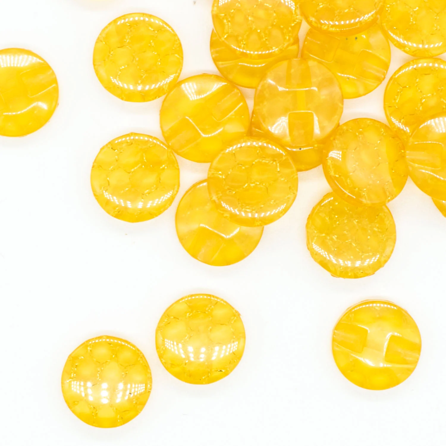 Shiny Sparkling Honeycomb Shank Button 15mm - Image 5