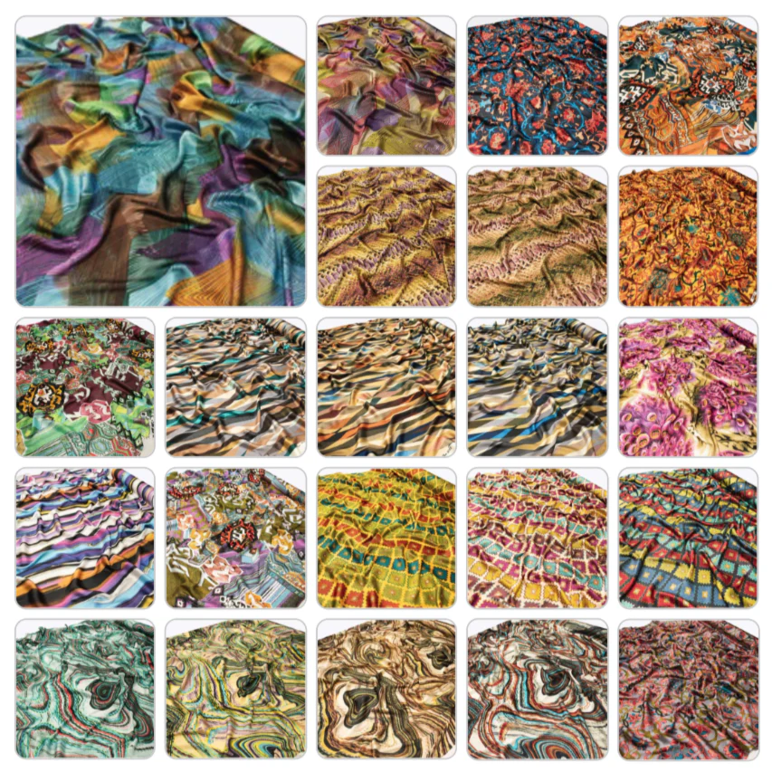 Silky Crepe de Chine Digital Prints - Image 2