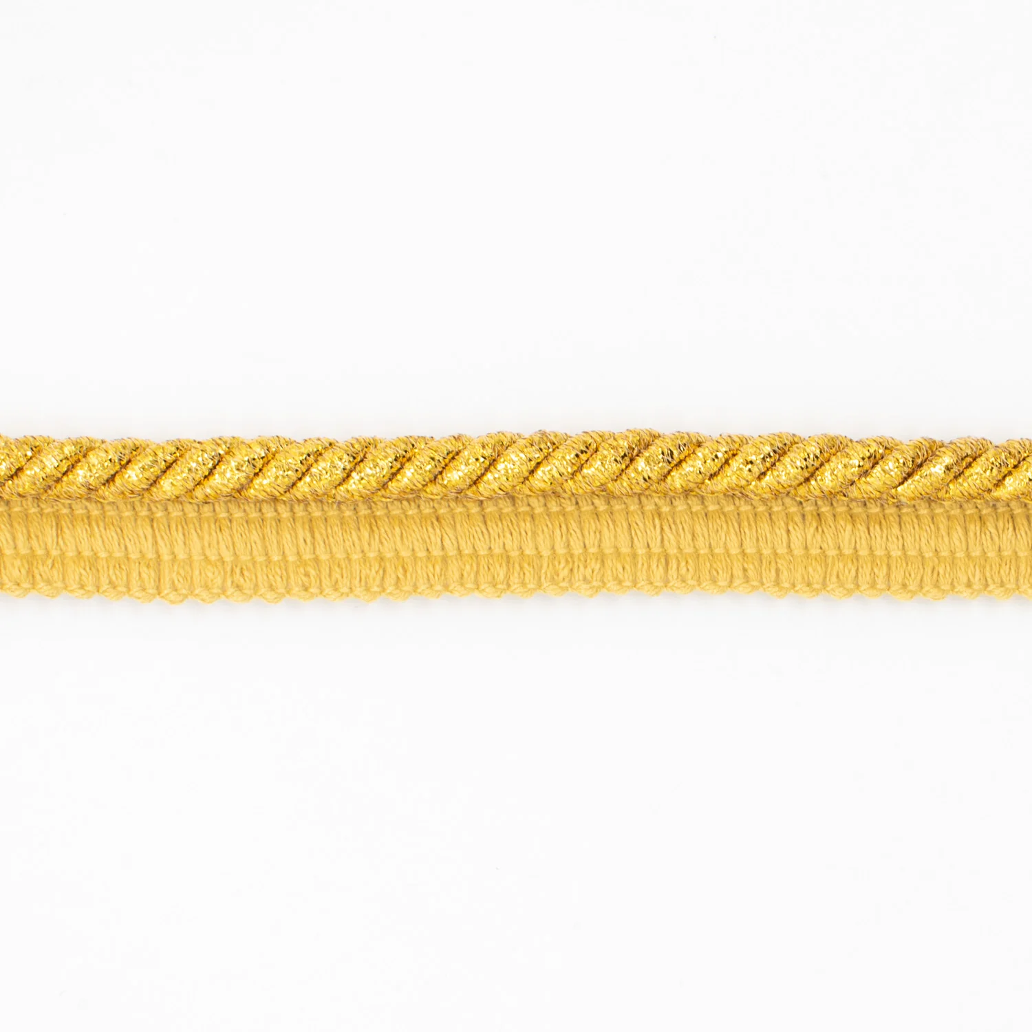 Simplicity Metallic Gold Twisted Lip Cord 6mm - Image 2