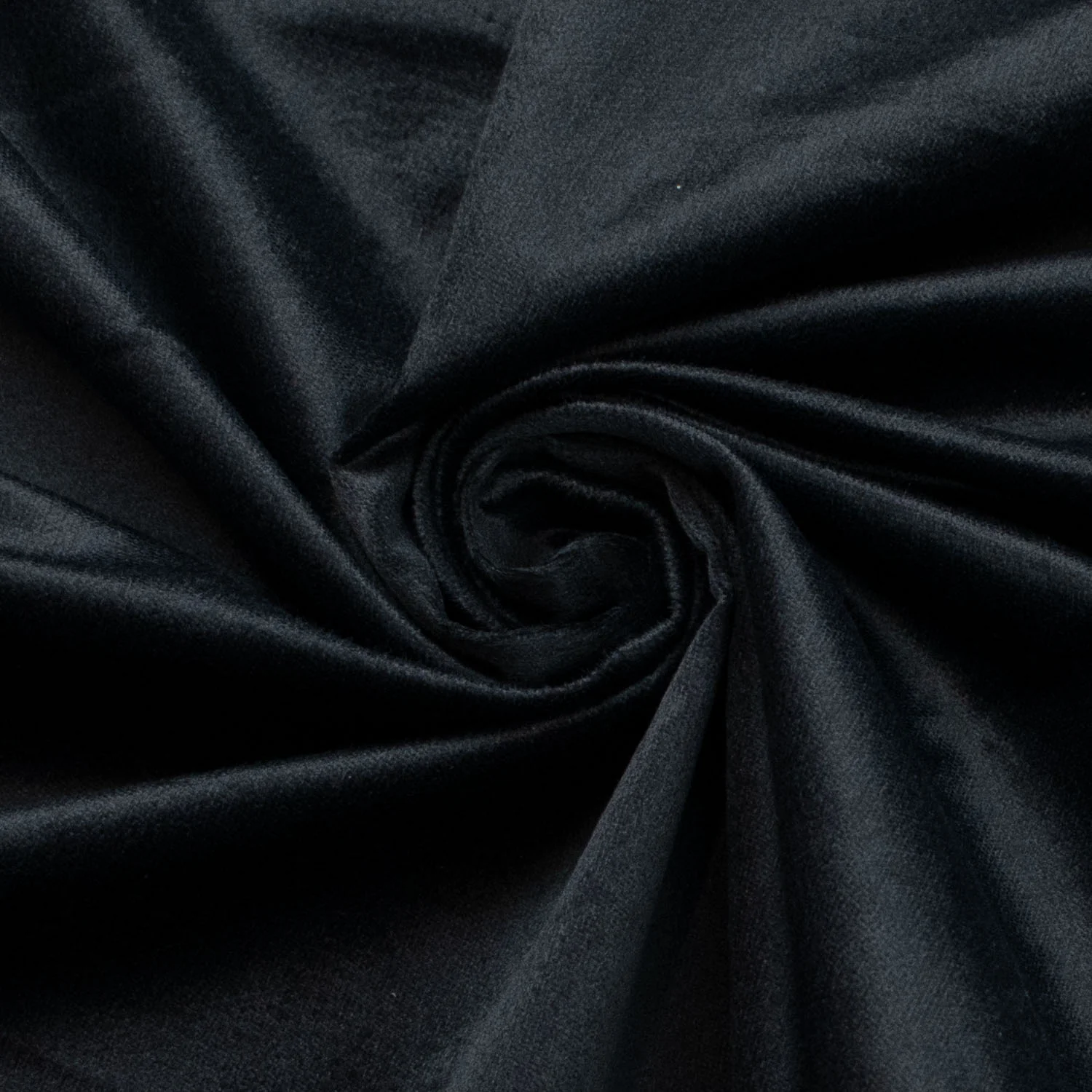 Stretch Cotton Royal Velvet Navy 130CM - Image 2