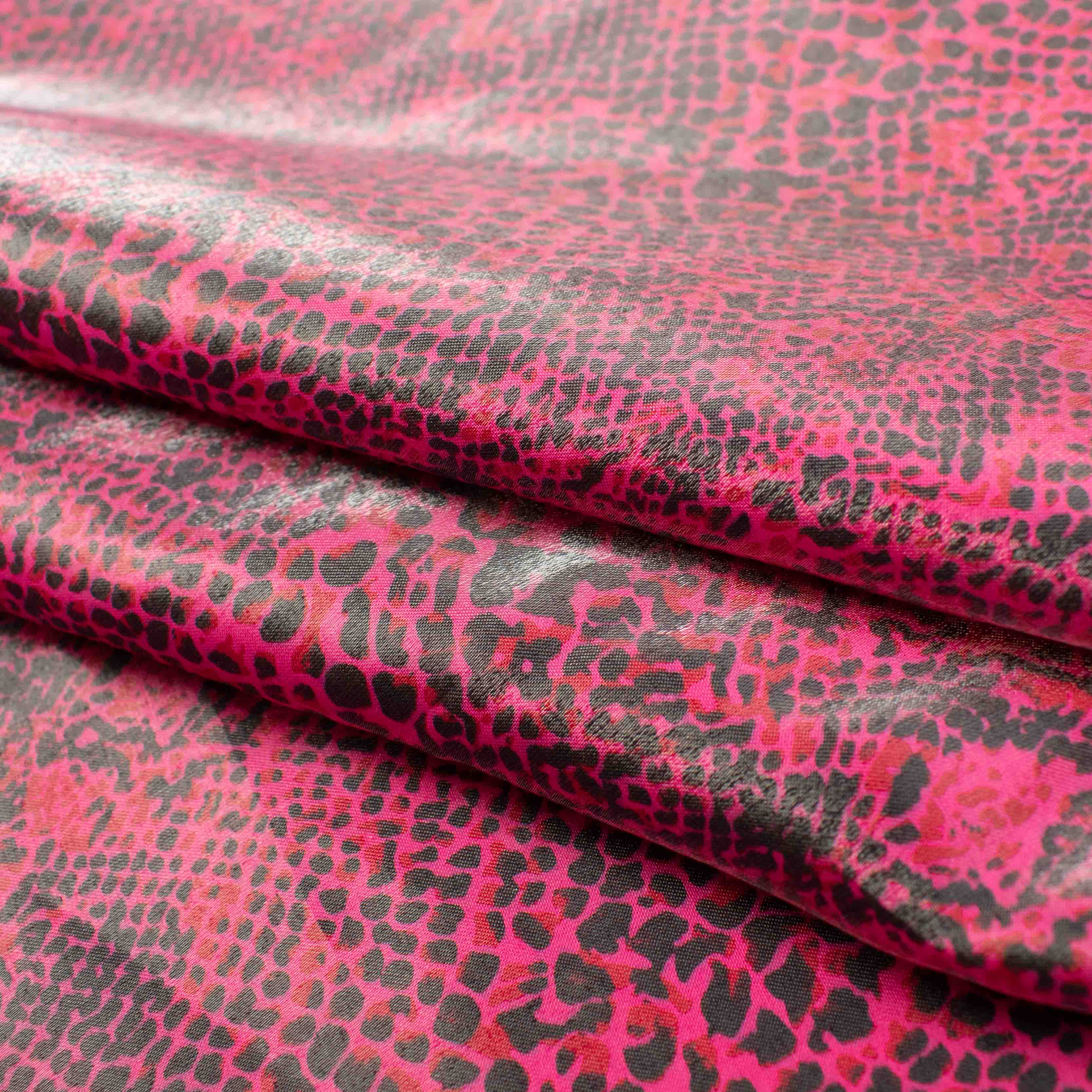 Snake Skin Printed Liquid Satin - Image 2