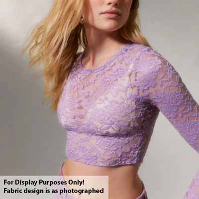 Soft Stretch Lace Design-39689 Mini Floral - Image 5