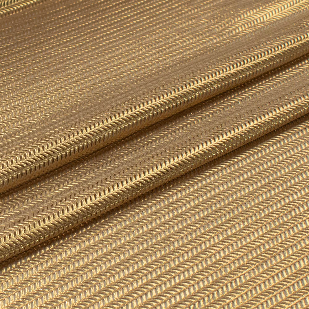 Soft Stretch Metallic Chevron Knit - Lurex Effect - Image 3