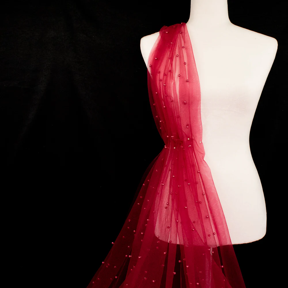 Soft Tulle Pearl Netting - Image 4