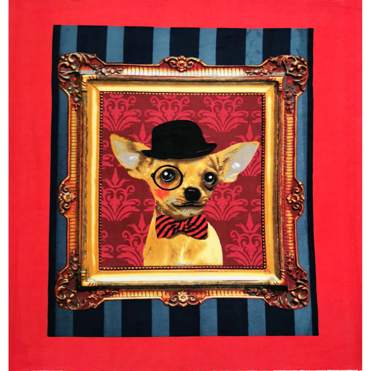 Sophisticated Chihuahua Printed Polar Fleece Design 48 - 1.28M Panel - Image 3